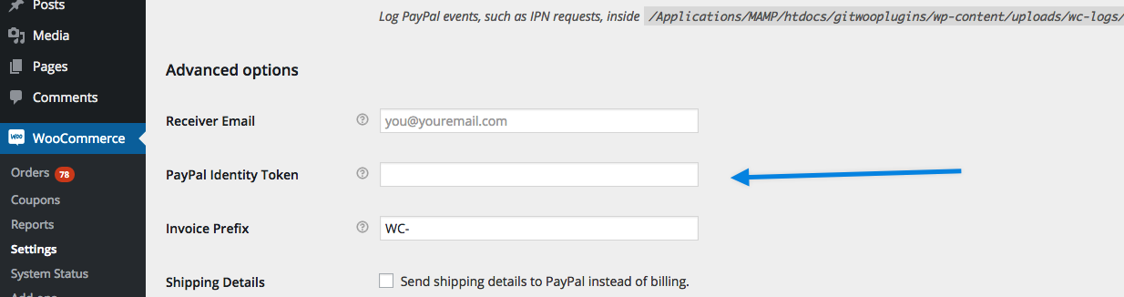 PayPal PDT WooCommerce