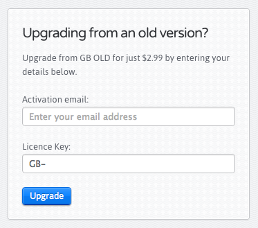 If enabled, users can upgrade old keys for a reduced price