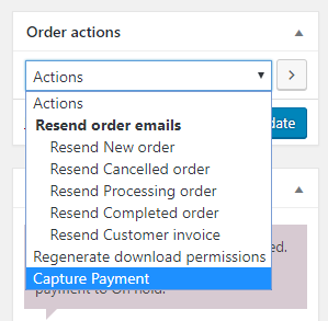 Pay360 Capture payment directly from the admin