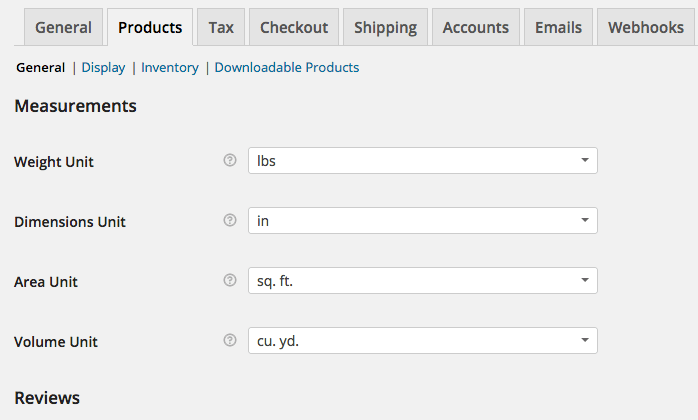 WooCommerce Measurement Price Calculator Settings