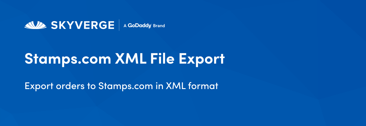 Export orders to Stamps.com in XML format