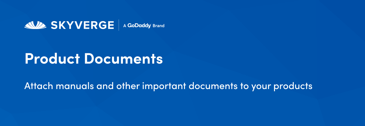 Attach manuals and other important documents to your product