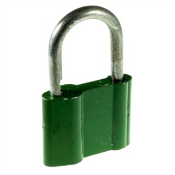 Used padlock green.