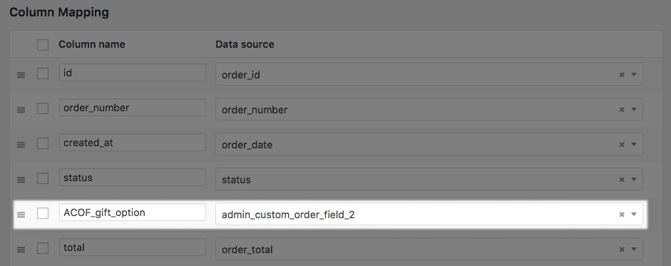 WooCommerce Custom Order Fields: add field to custom CSV export