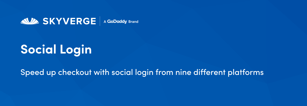 Speed up checkout with social login from eight different platforms