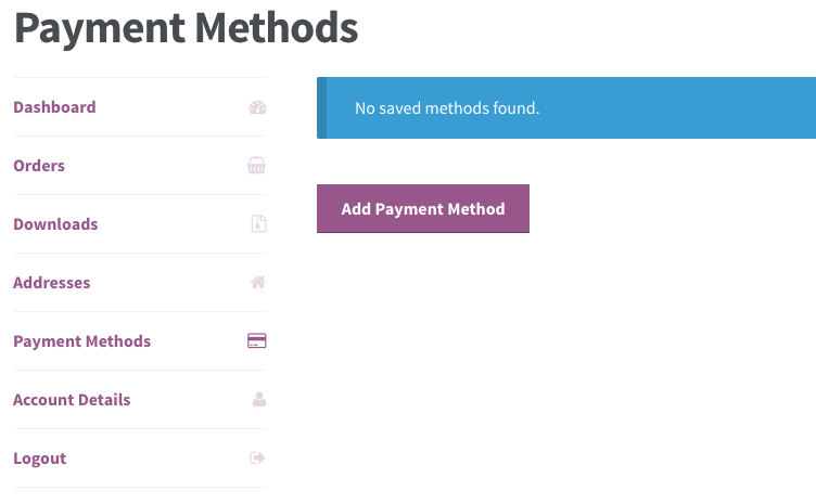 WooCommerce Chase Paymtentech Test add payment method