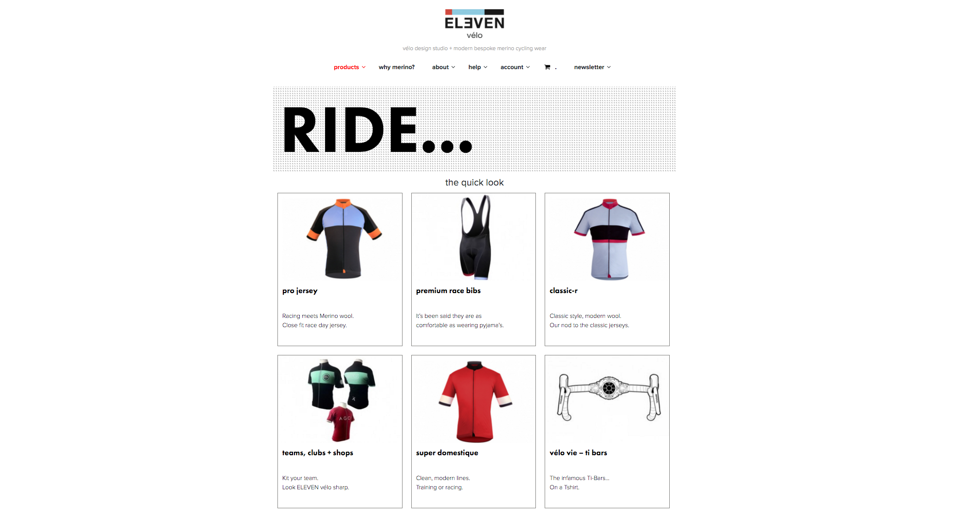 vélo design studio + modern bespoke merino cycling wear