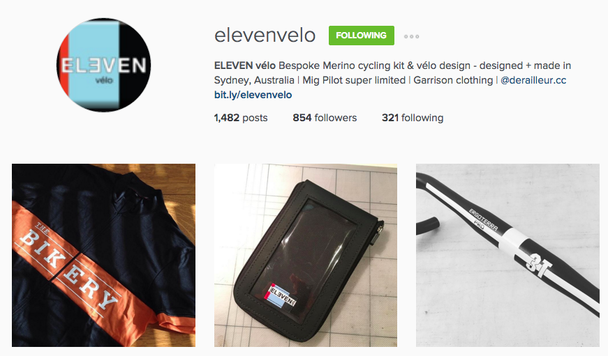 Elevenvelo on Instagram