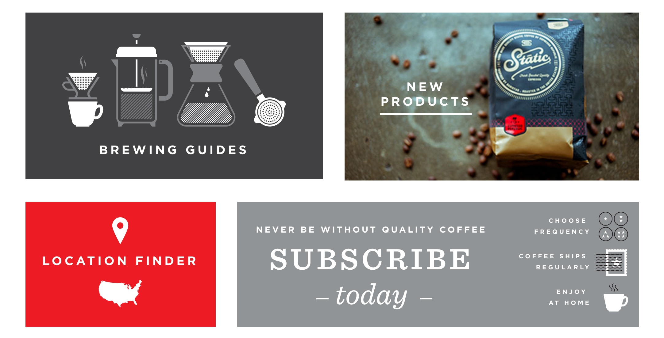 Wonderful coffee, and a subscription option made available for those of you who might like it.