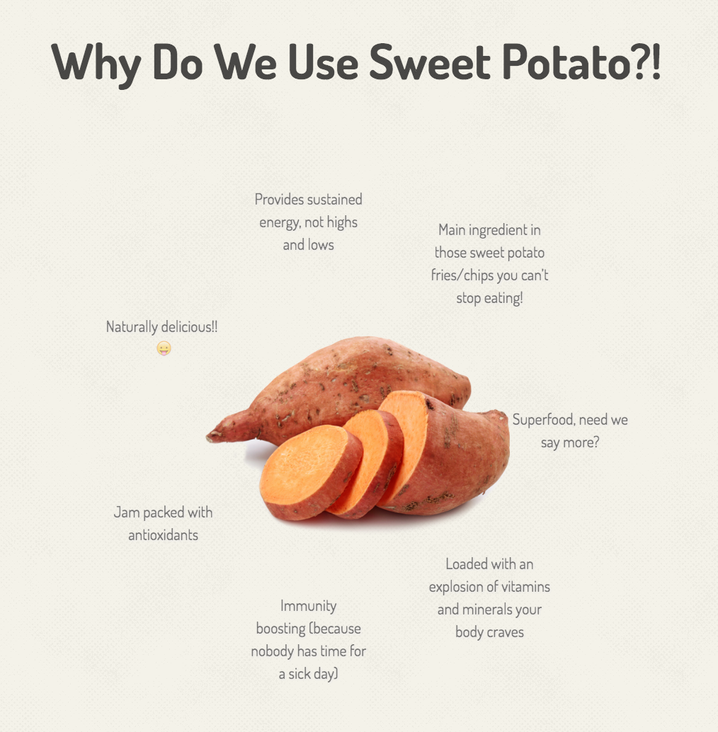 Why sweet potato? Ally's Bar will be happy to educate you.