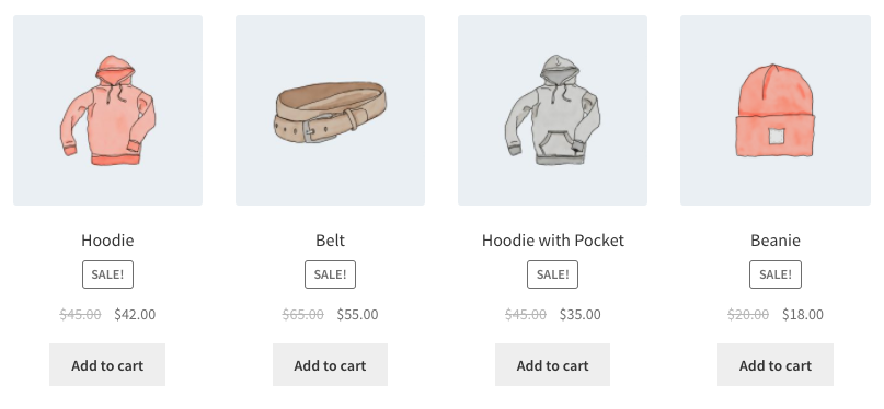 WooCommerce Shortcode - Sale Products