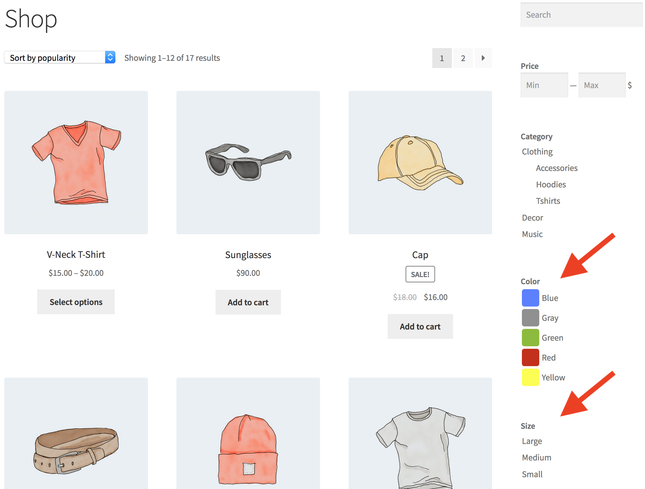 Product Attributes - WooCommerce