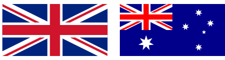 UK and Australia Flag