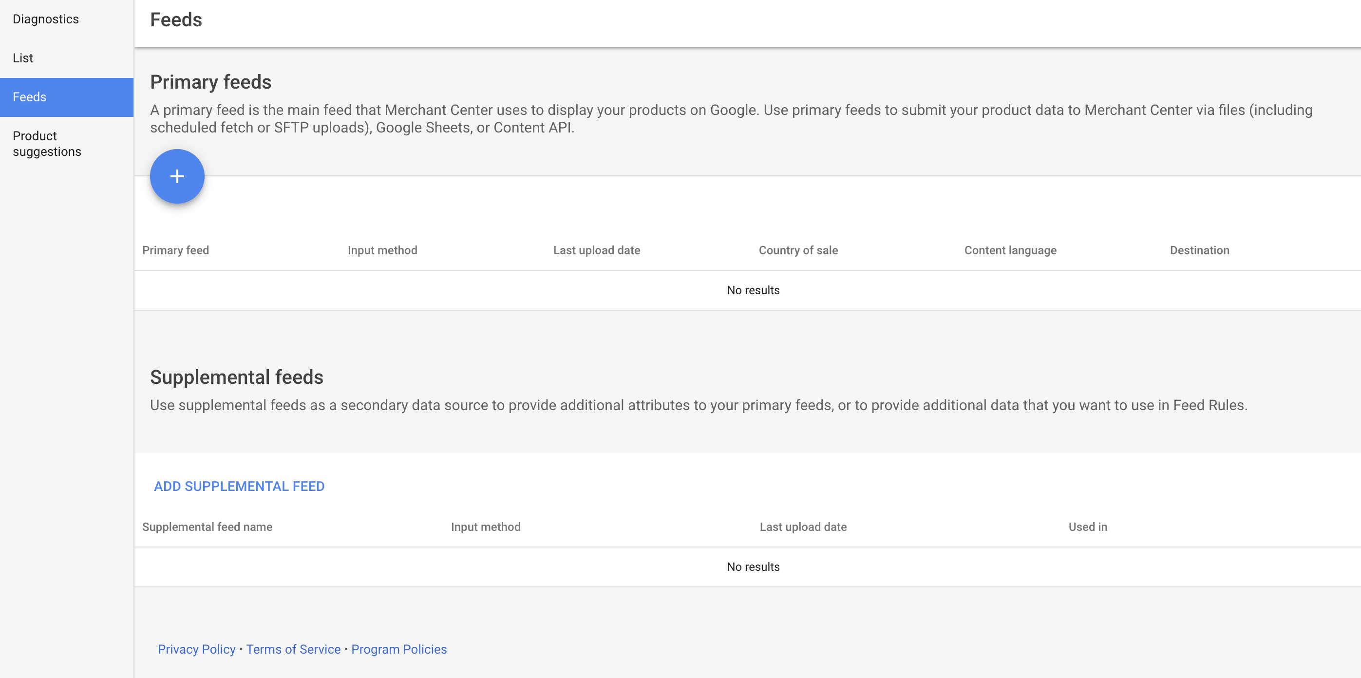 Within Google Merchant Center, you can add Primary and Secondary feeds of products