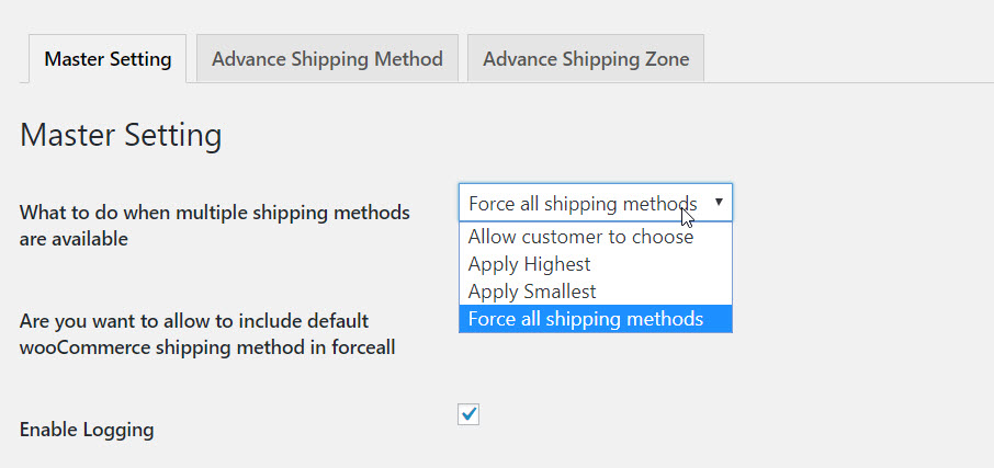  10 Master setting for Advanced Flat rate shipping plugin 