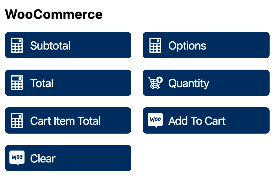 WS Form PRO WooCommerce Product Add Ons - WooCommerce Fields