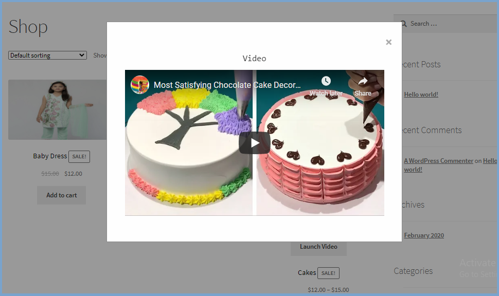 Add videos to product gallery