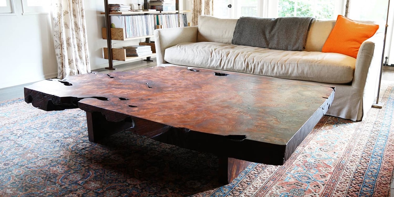 handcrafted wood table from Offerman Woodshop