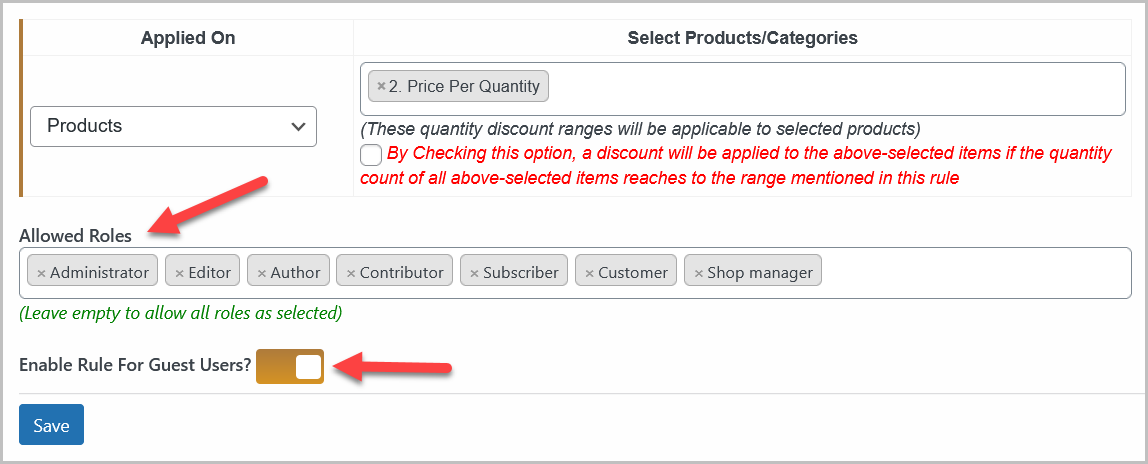 WooCommerce quantity based discounts and pricing