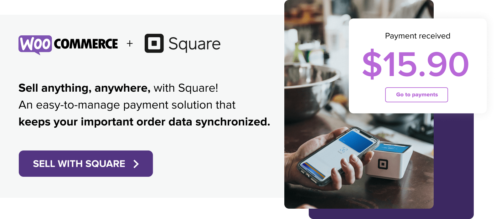 Sell anything, anywhere with the Square integration