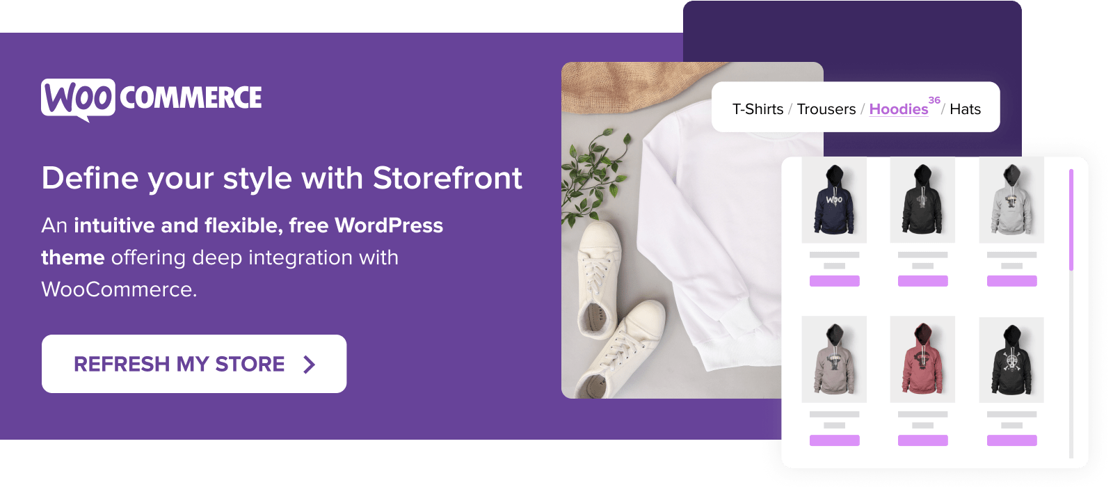 Refresh your store with Storefront - a theme built by WooCommerce for WooCommerce