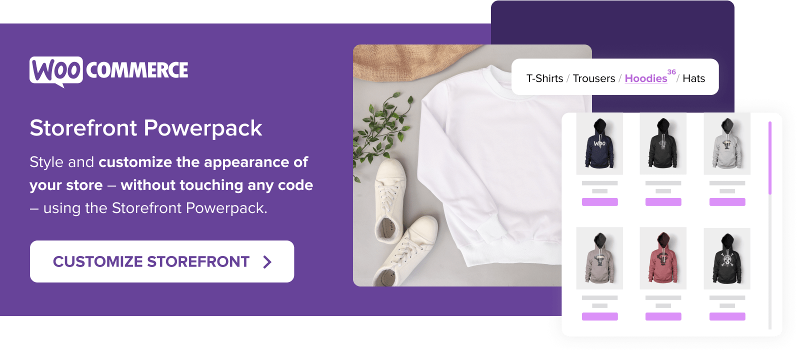 Customize the appearance of your store with Storefront Powerpack