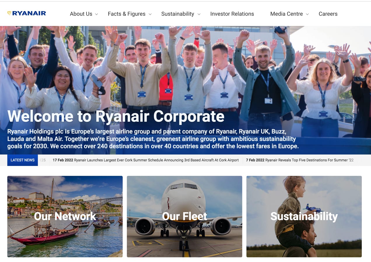 Ryanair professional fonts