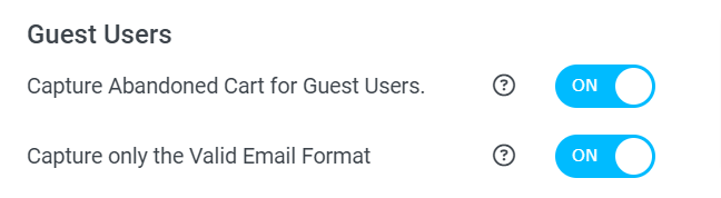 Enable Recovery for Unregistered Guest Users