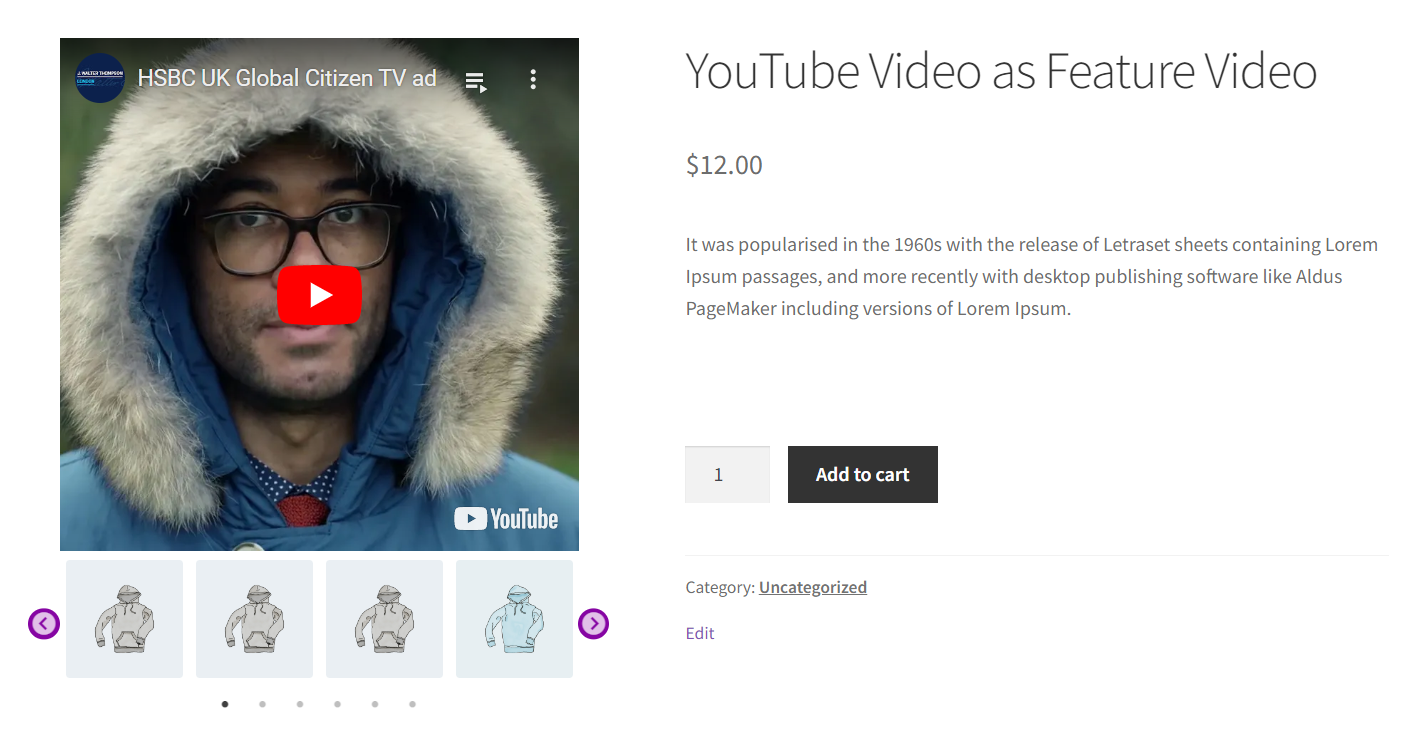 Add videos to product gallery