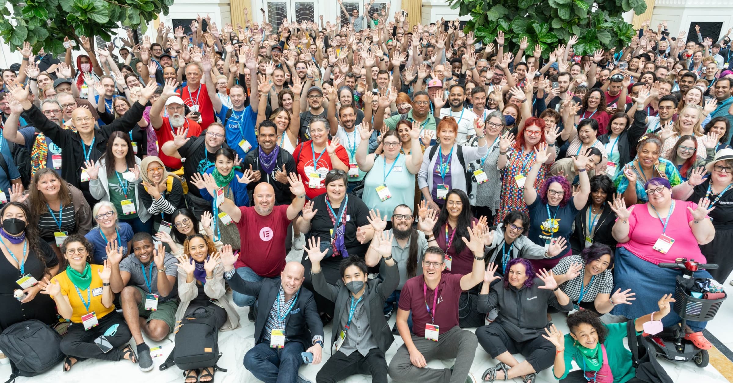 group of people in the WordPress community